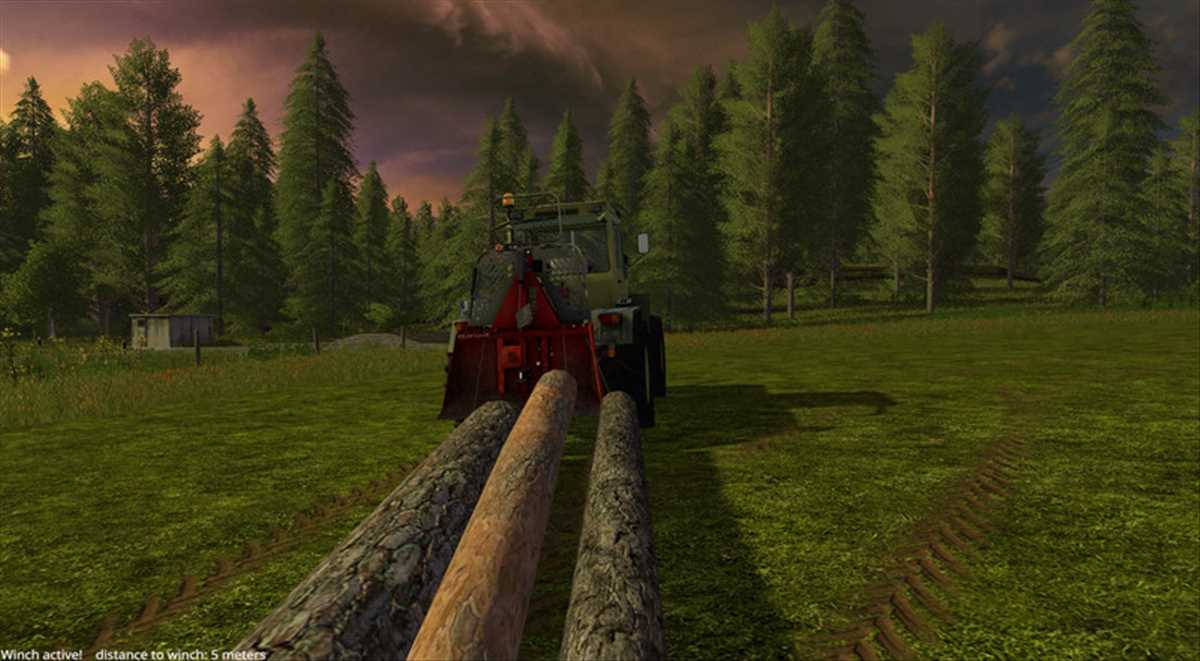 LS17,Anbaugeräte,Forstgeräte,,Funktionierende Seilwinde Krpan [Open Beta]